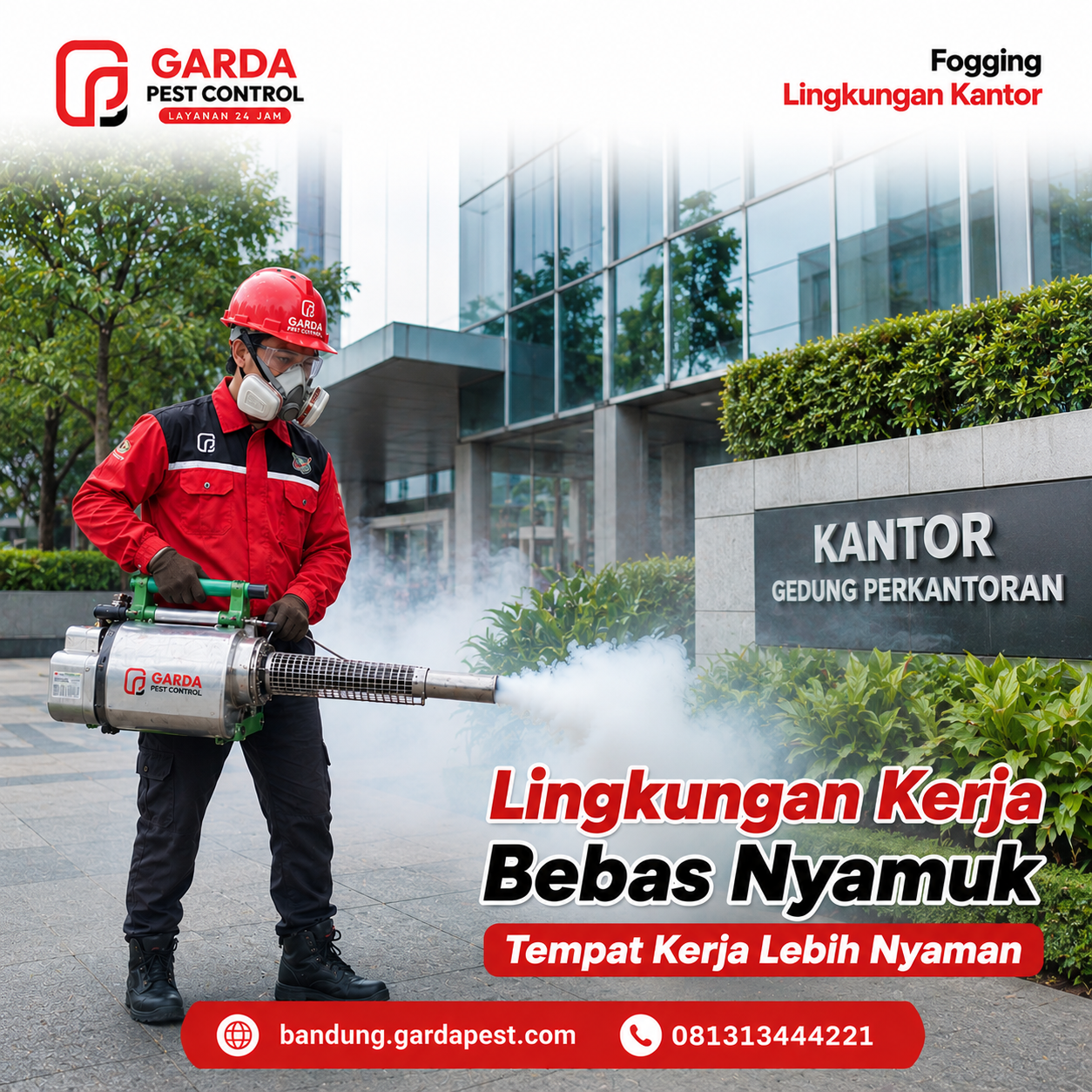 Jasa Fogging Nyamuk Kantor Bandung: Lindungi Lingkungan Kerja dari Ancaman Serangga