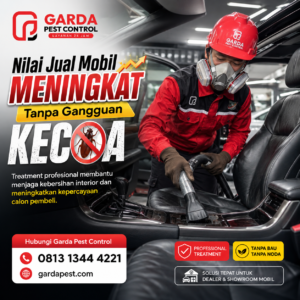Jasa Pembasmi Kecoa Mobil Bandung