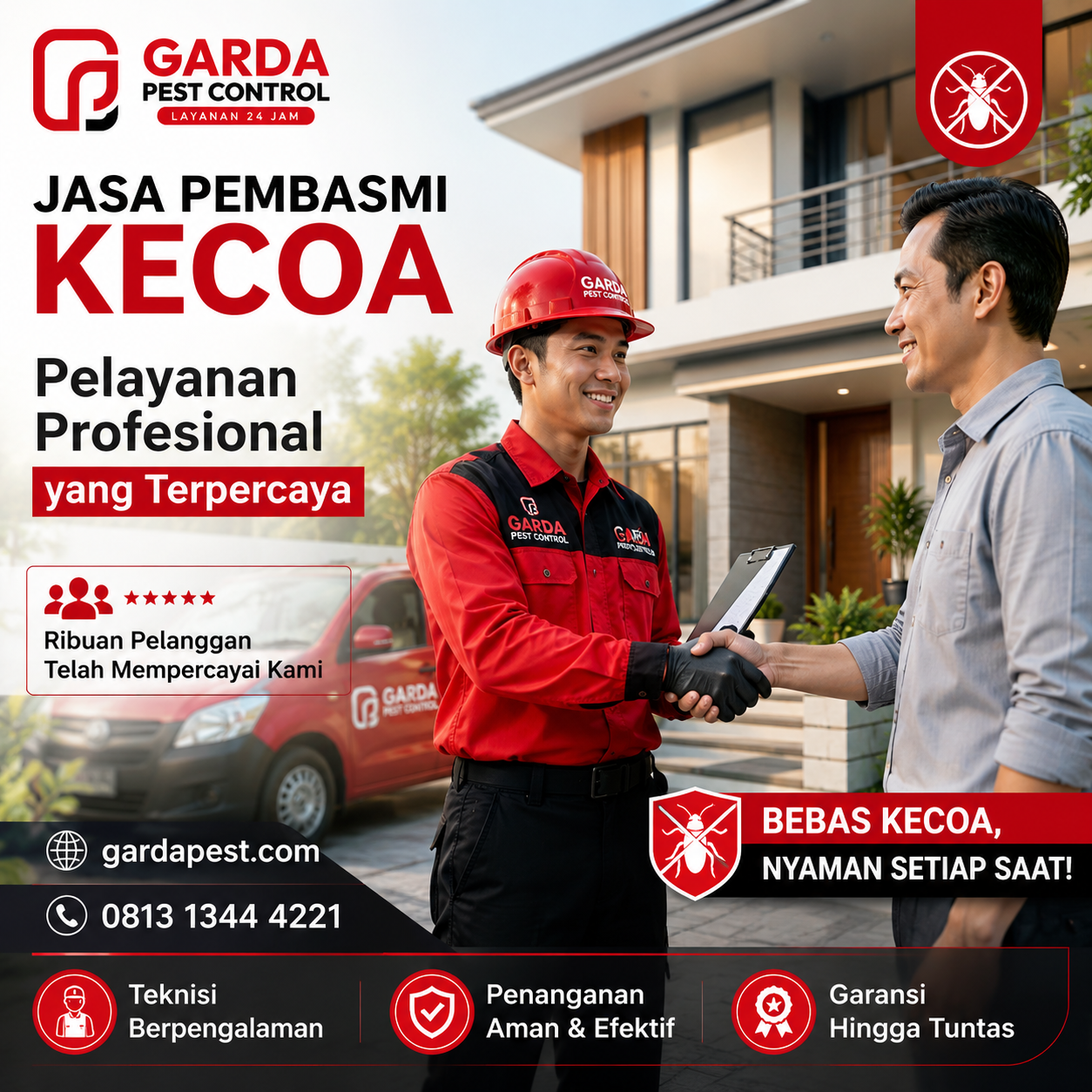 Layanan Jasa Pembasmi Kecoa untuk Restoran dan Cafe Bandung dari Agata Pest Control