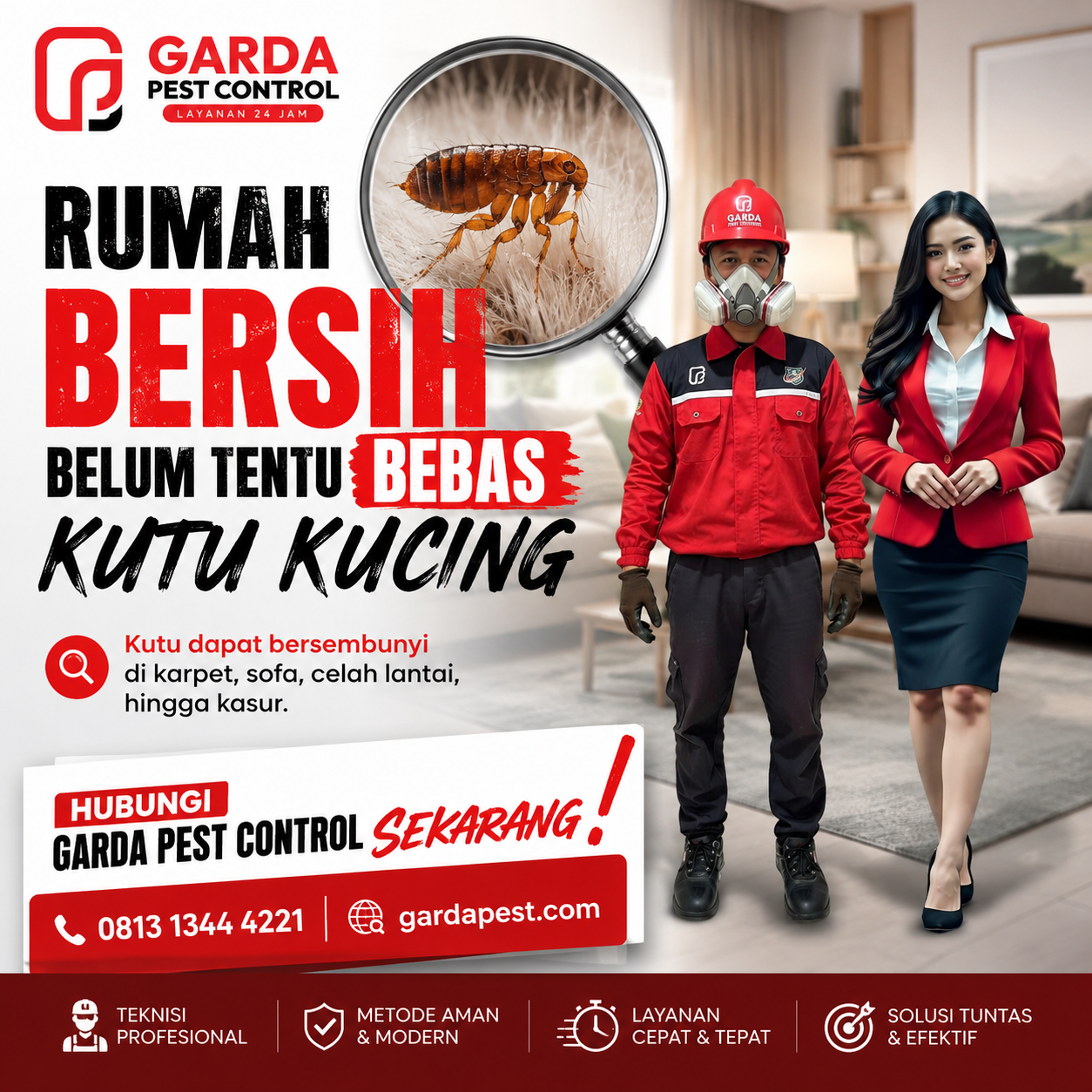 Jasa Pembasmi Kutu Kucing Bandung Aman untuk Hewan dari Agata Pest Control