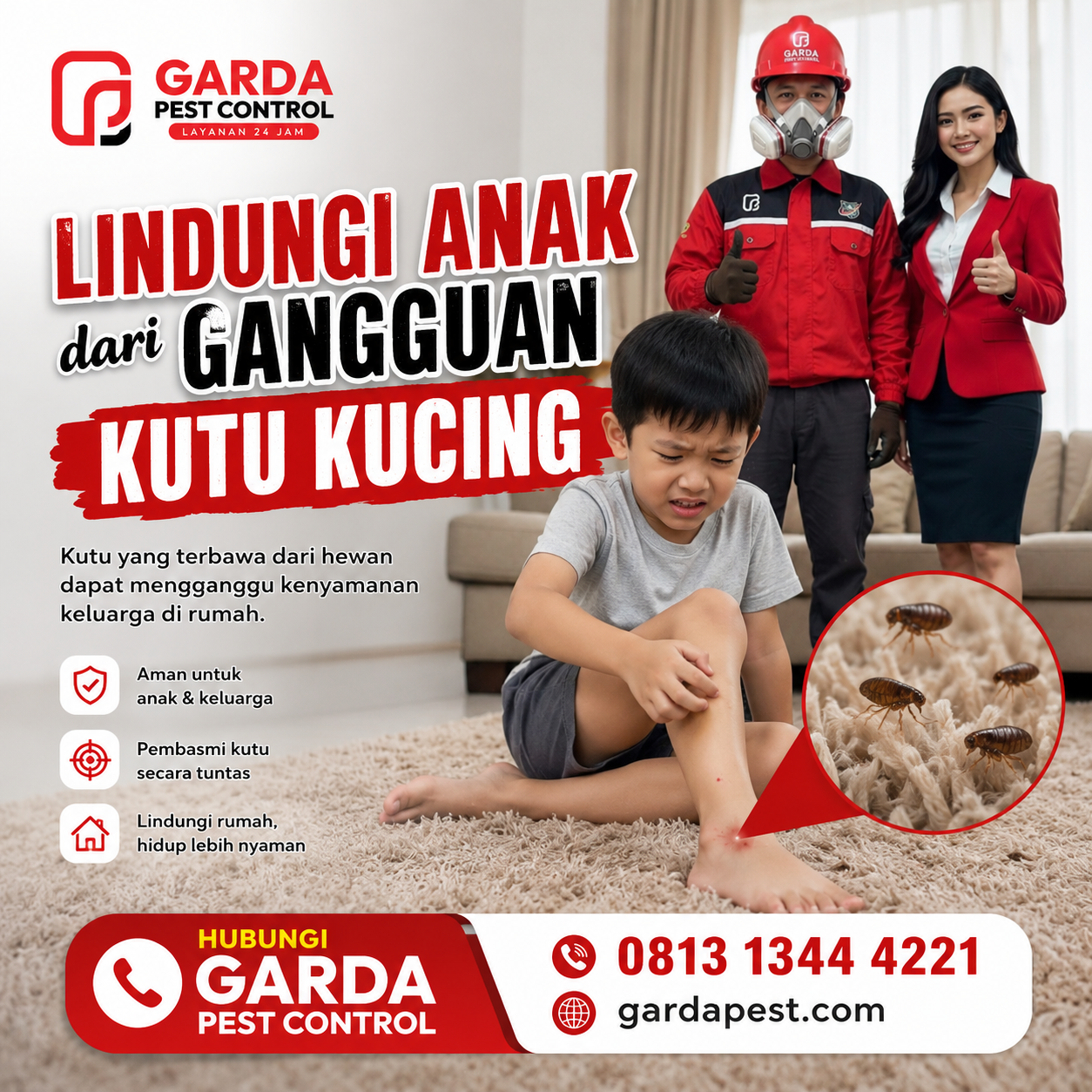 Jasa Pembasmi Kutu Loncat Bandung: Solusi Bersih Tanpa Gigitan Gatal
