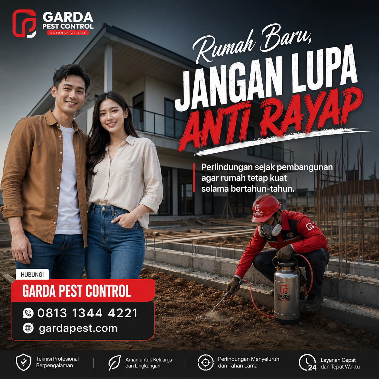 Biaya Suntik Rayap per Meter Lari Bandung dan Panduan Lengkapnya