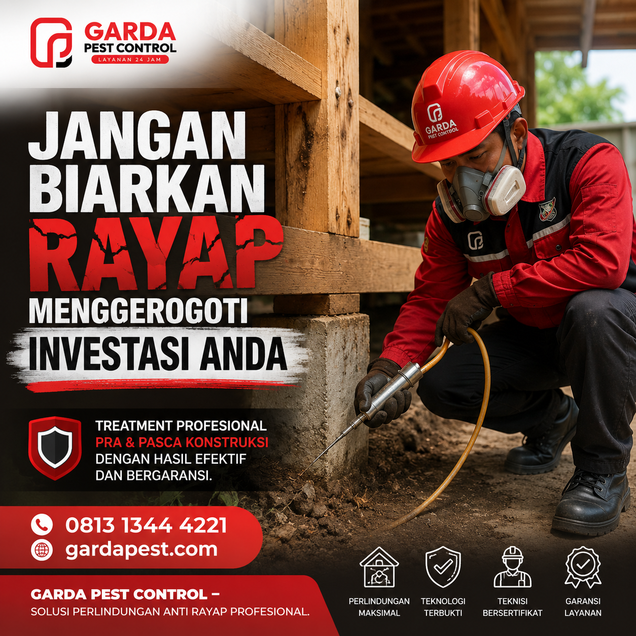Jasa Pembasmi Rayap Bandung Profesional untuk Perlindungan Rumah Anda