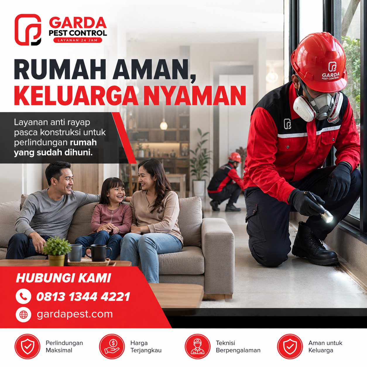 Jasa Suntik dan Basmi Rayap Bergaransi di Bandung
