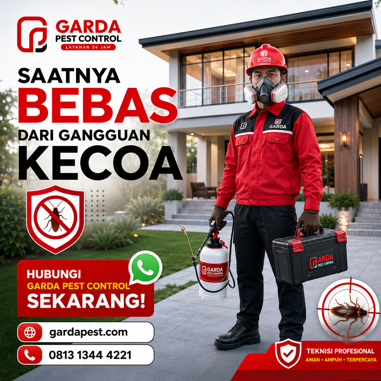 Jasa Pembasmi Kecoa Restoran Bandung Terbaik untuk Dapur Bersih dan Bebas Hama