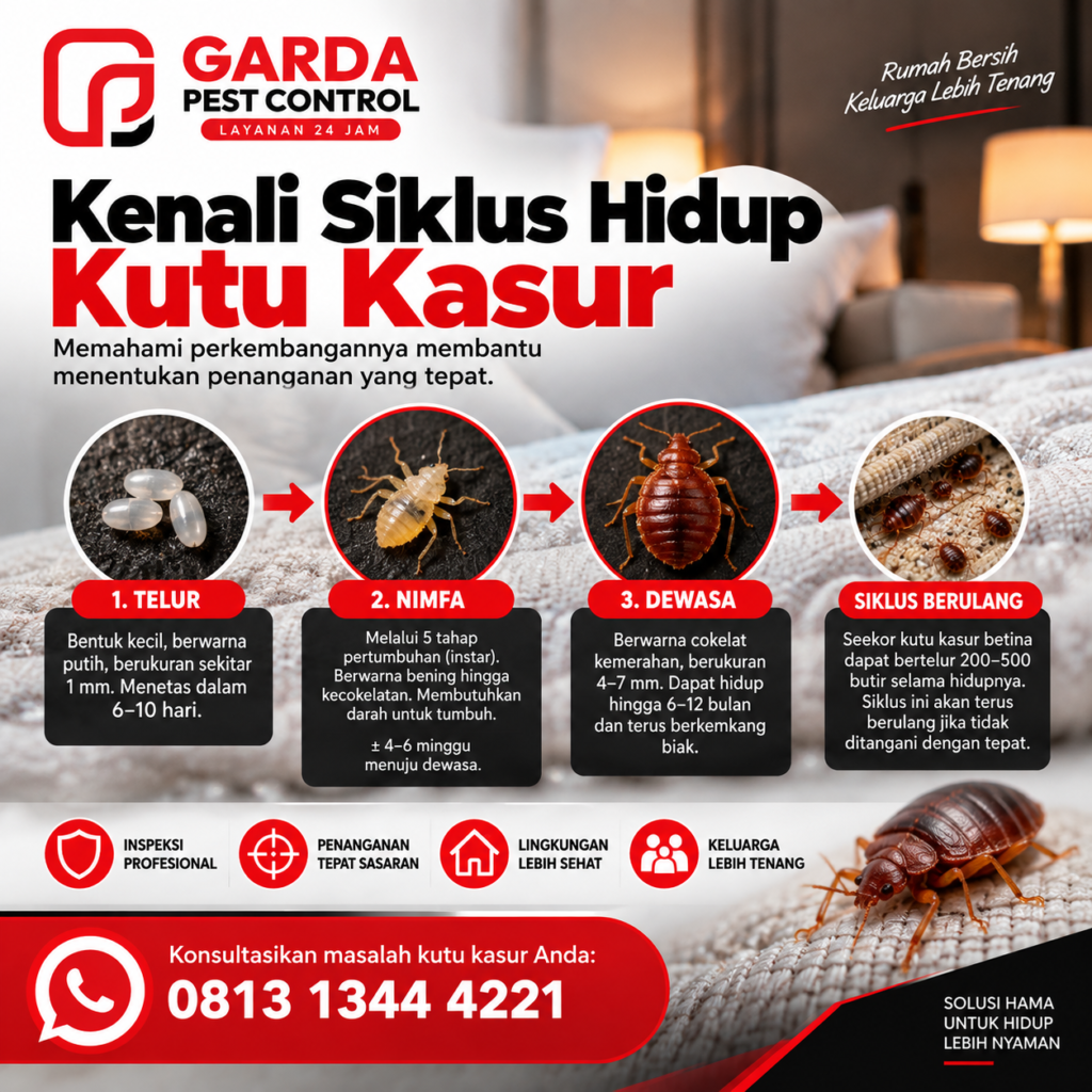 Jasa Pembasmi Kutu Kasur di Bandung Terbaik Bergaransi Resmi